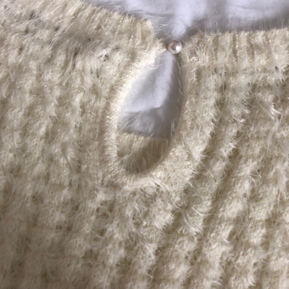 LC Lauren Conrad soft Sweater. Creme. - Picture 4 of 7